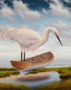 David Nance Waterway Tide oil on canvas landscapes painting still life david nance coastal